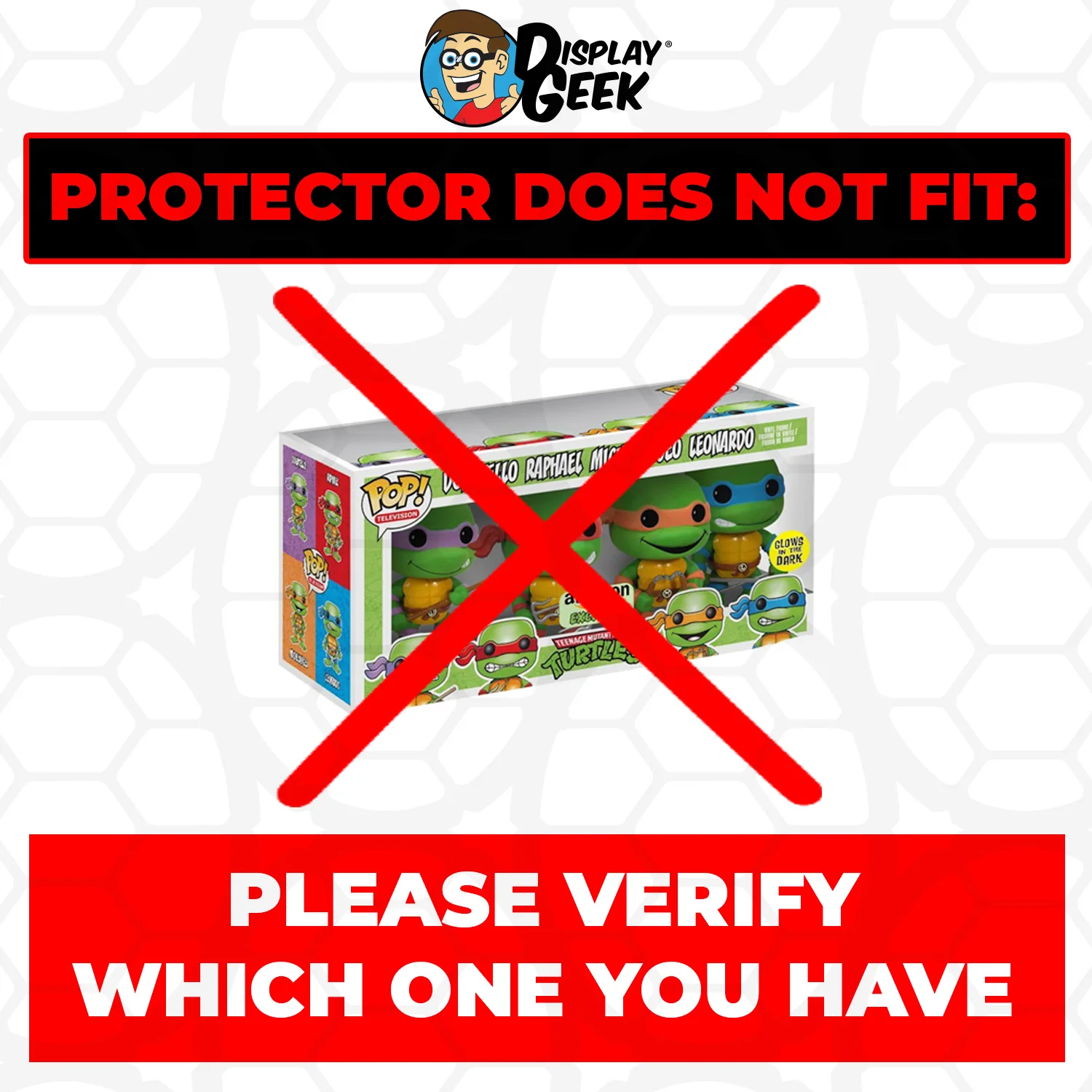 Pop Protector for 4 Pack TMNT The Last Ronin Funko Pop - Image 4