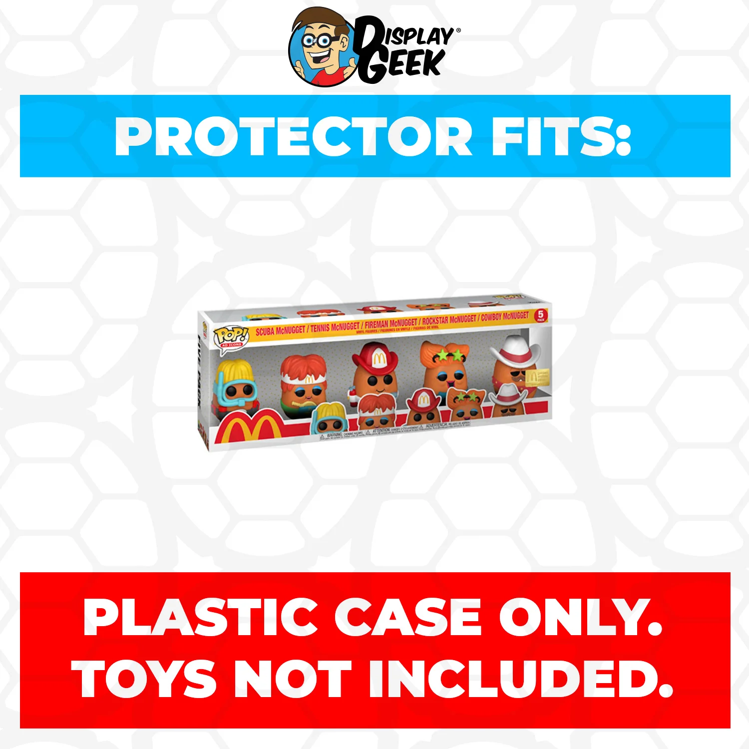 Pop Protector for 5 Pack McDonald's McNuggets Buddies Funko Pop - Image 2