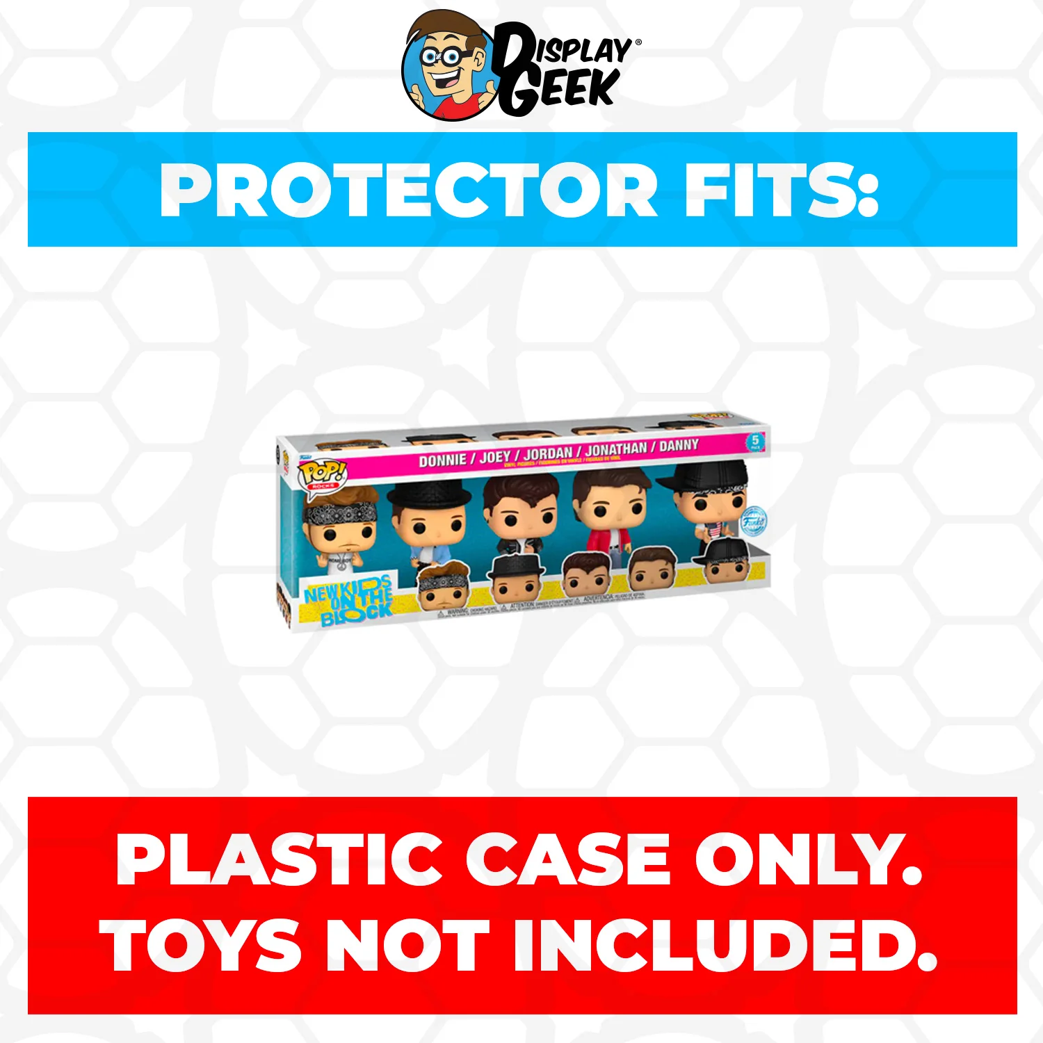 Pop Protector for 5 Pack New Kids on the Block Funko Pop - Image 2