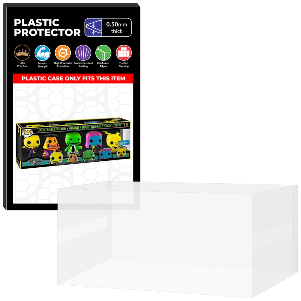 Pop Protector for 5 Pack Nightmare Before Christmas Blacklight Funko Pop - Image 9