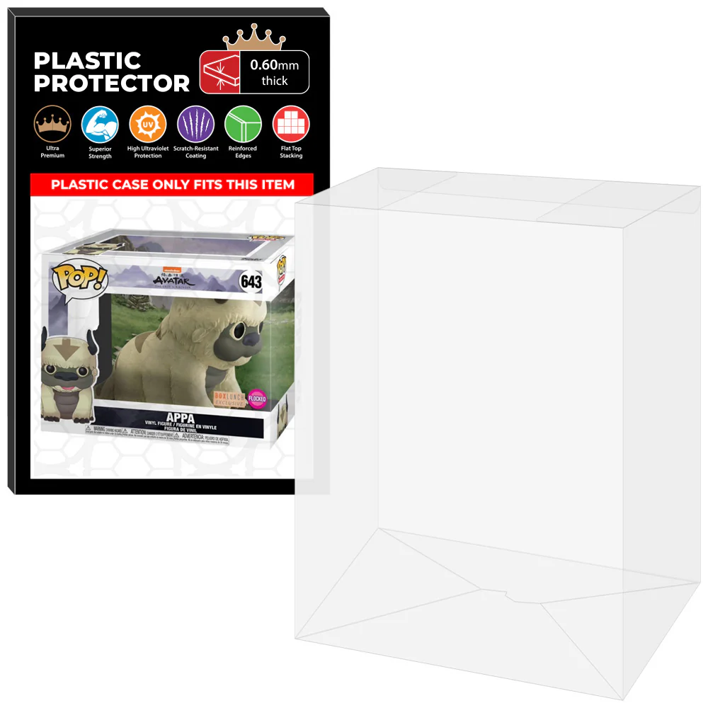 Pop Protector for 6 inch Appa Flocked #643 Super Funko Pop - Image 8
