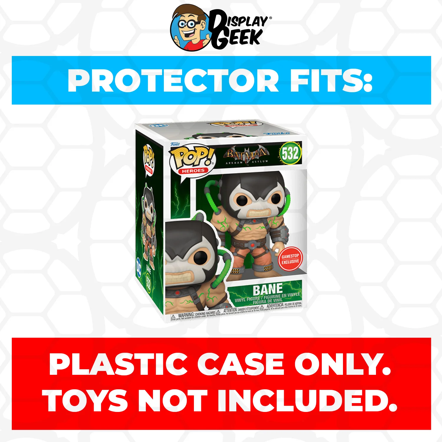 Pop Protector for 6 inch Bane #532 Super Size Funko Pop - Image 2