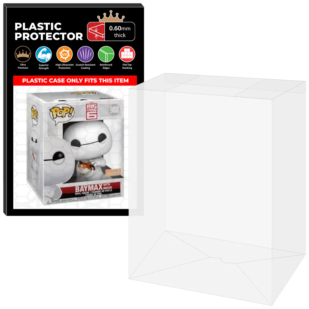 Pop Protector for 6 inch Baymax with Mochi #988 Super Funko Pop - Image 21