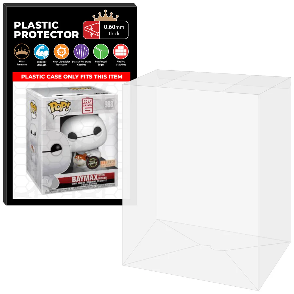 Pop Protector for 6 inch Baymax with Mochi #988 Super Funko Pop - Image 20
