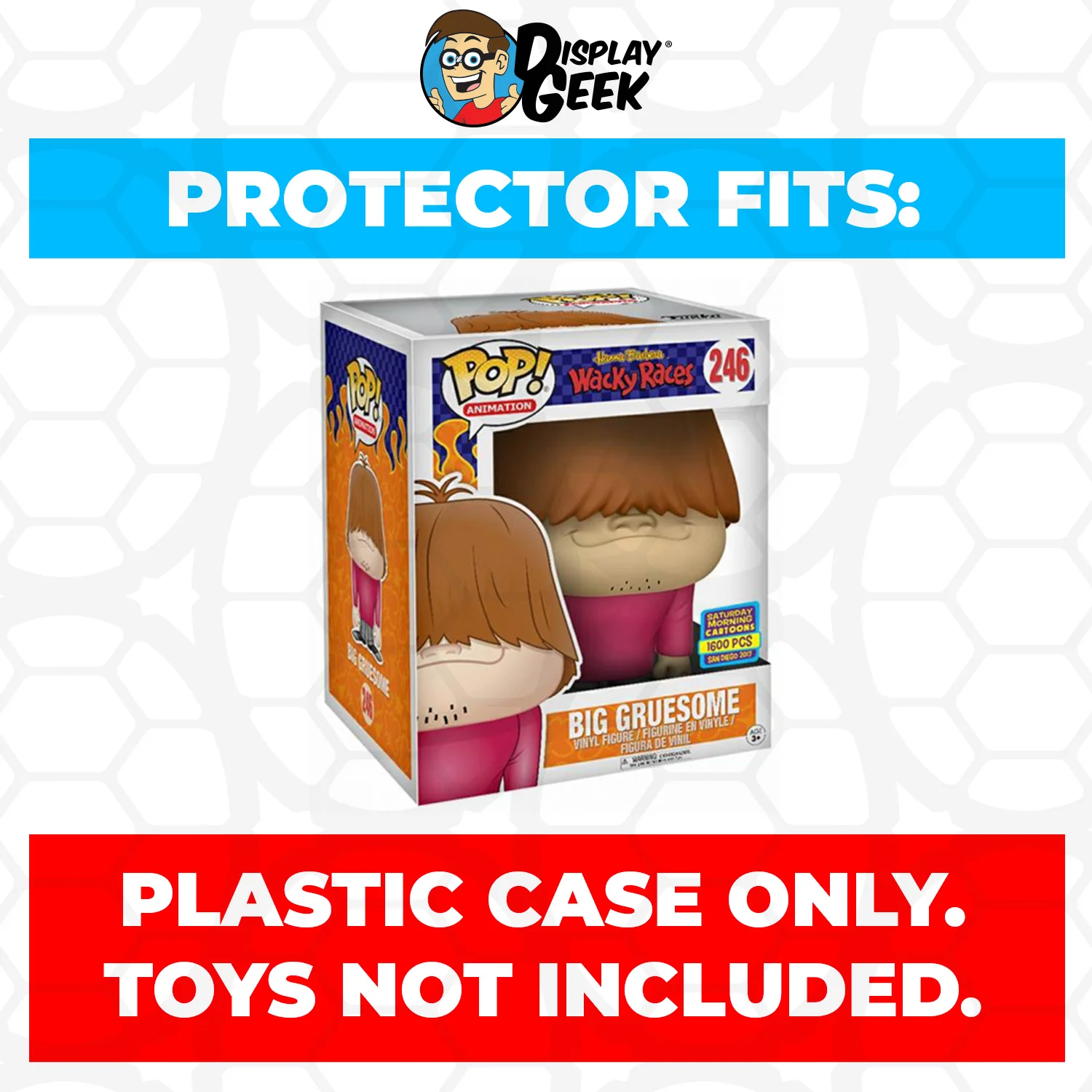 Pop Protector for 6 inch Big Gruesome SDCC #246 Super Funko Pop - Image 2