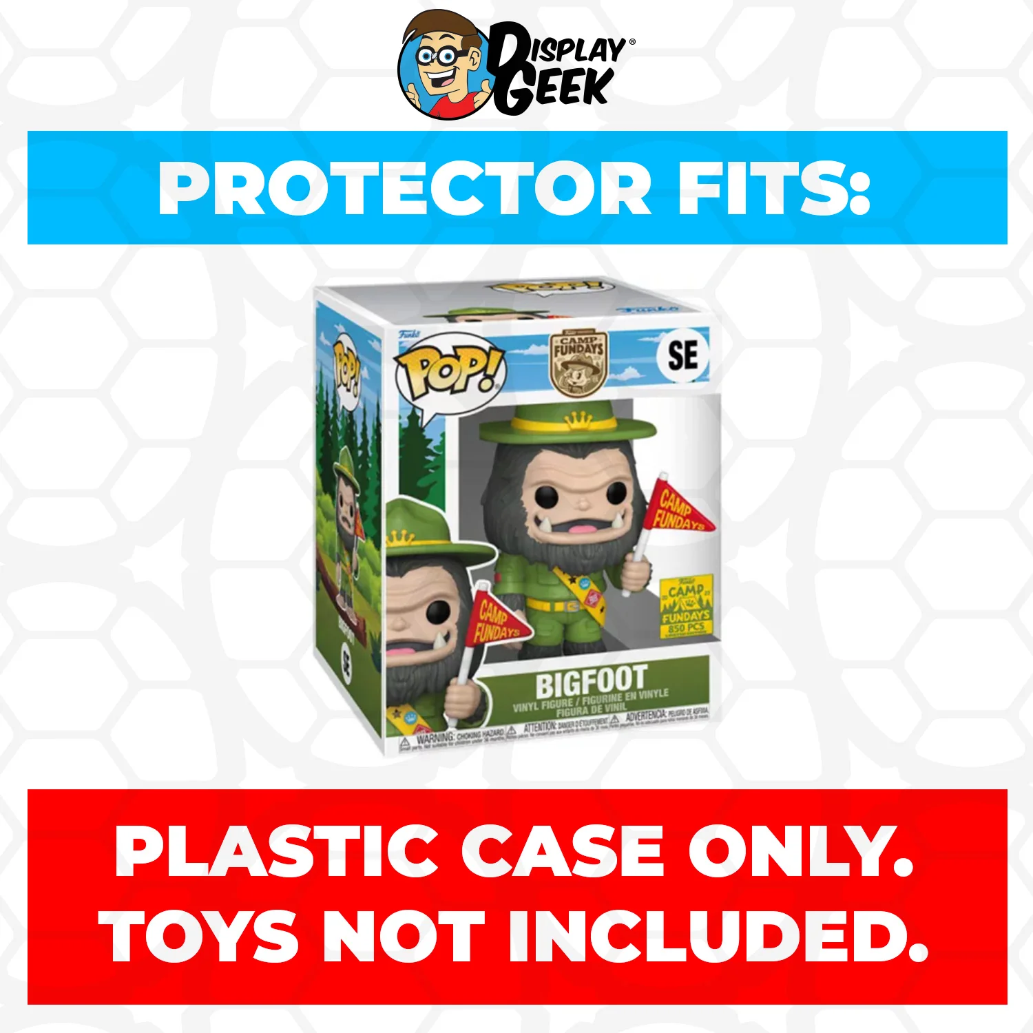 Pop Protector for 6 inch Bigfoot Blacklight SE Super Funko Pop - Image 3