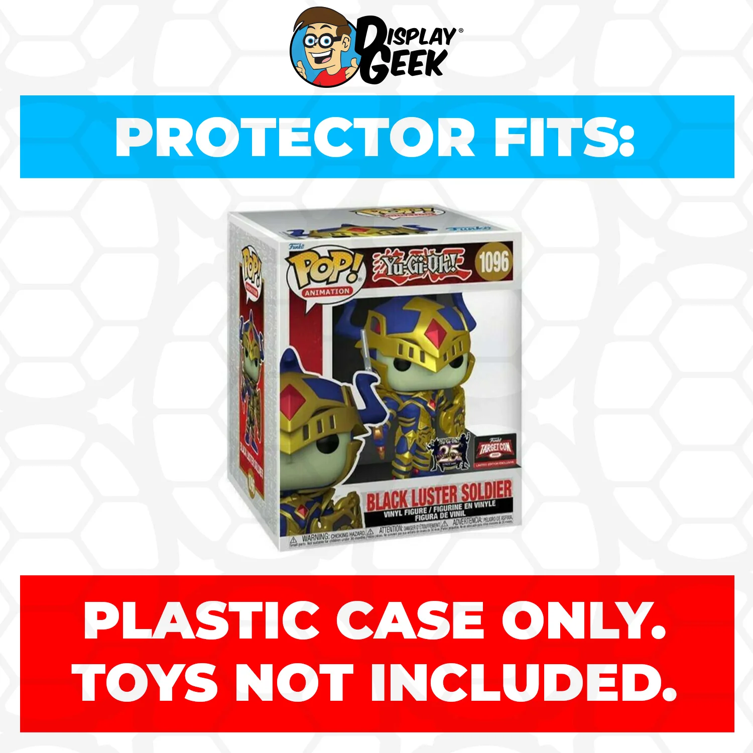 Pop Protector for 6 inch Black Luster Soldier #1096 Super Funko Pop - Image 2