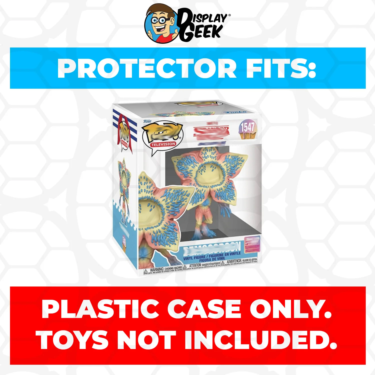 Pop Protector for 6 inch Demogorgon Scoops Ahoy #1547 Super Size Funko Pop - Image 2