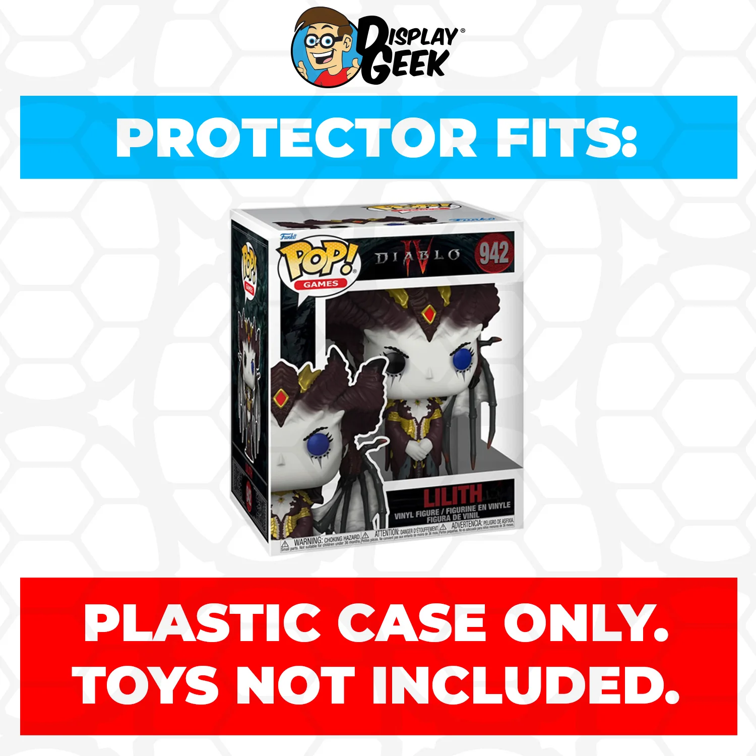Pop Protector for 6 inch Diablo IV Lilith Glow #942 Super Funko Pop - Image 3