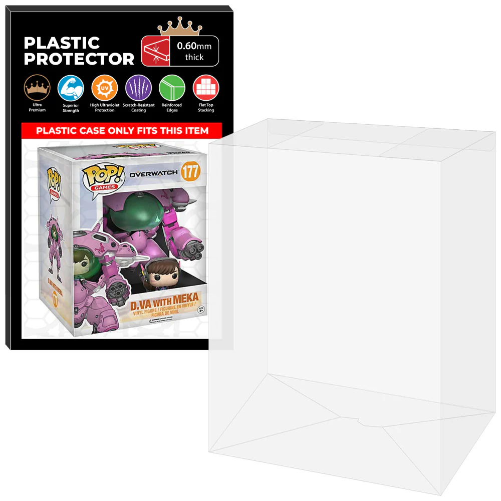 Pop Protector for 6 inch D.Va with MEKA Pink #177 Super Funko Pop - Image 10