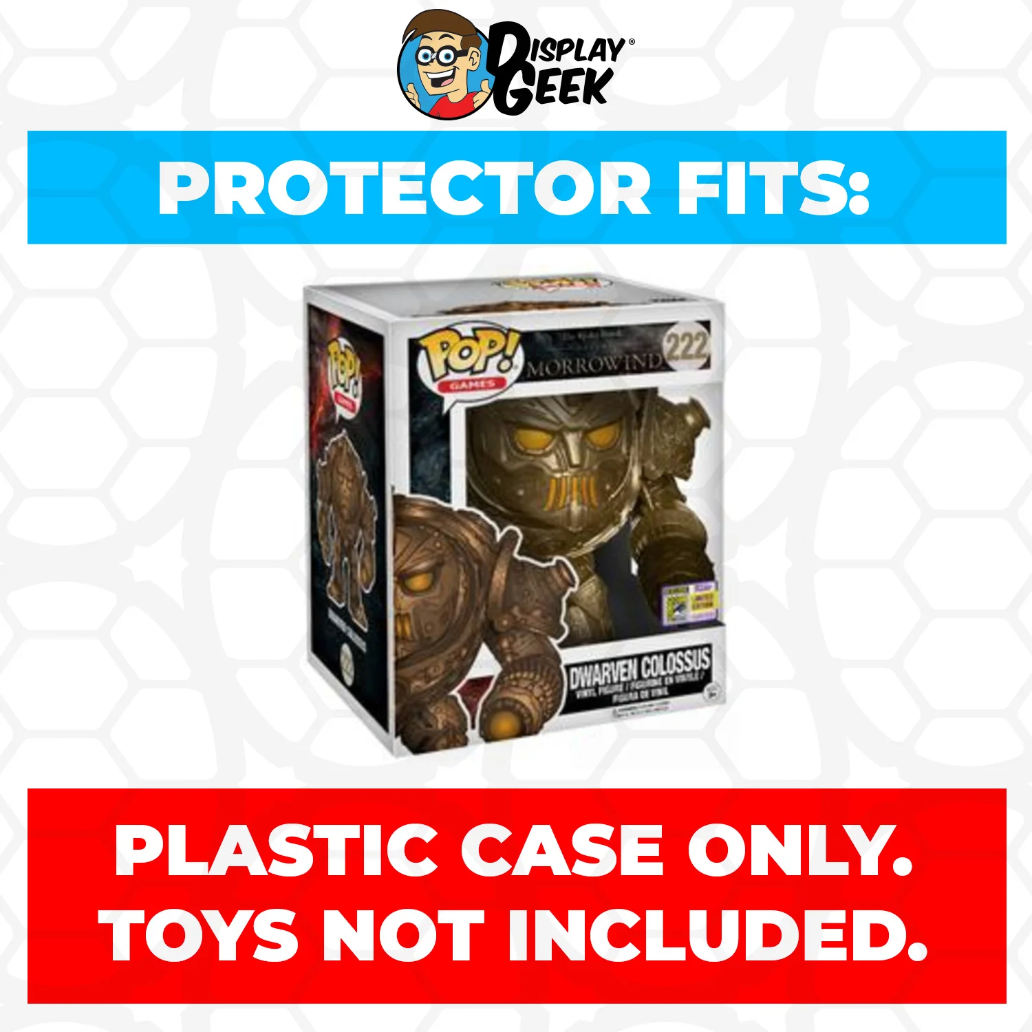 Pop Protector for 6 inch Dwarven Colossus SDCC #222 Super Funko Pop - Image 2
