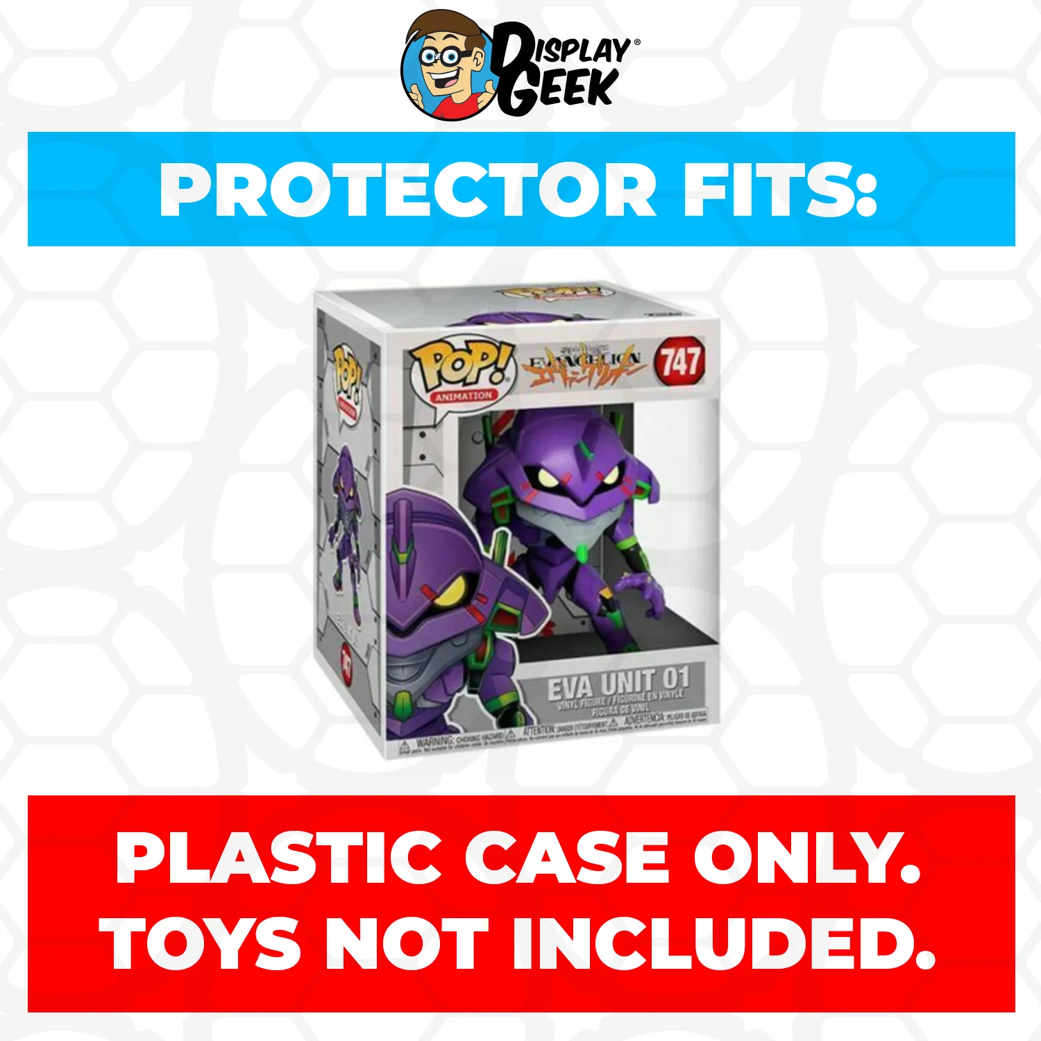 Pop Protector for 6 inch Eva Unit 01 #747 Super Funko Pop - Image 3