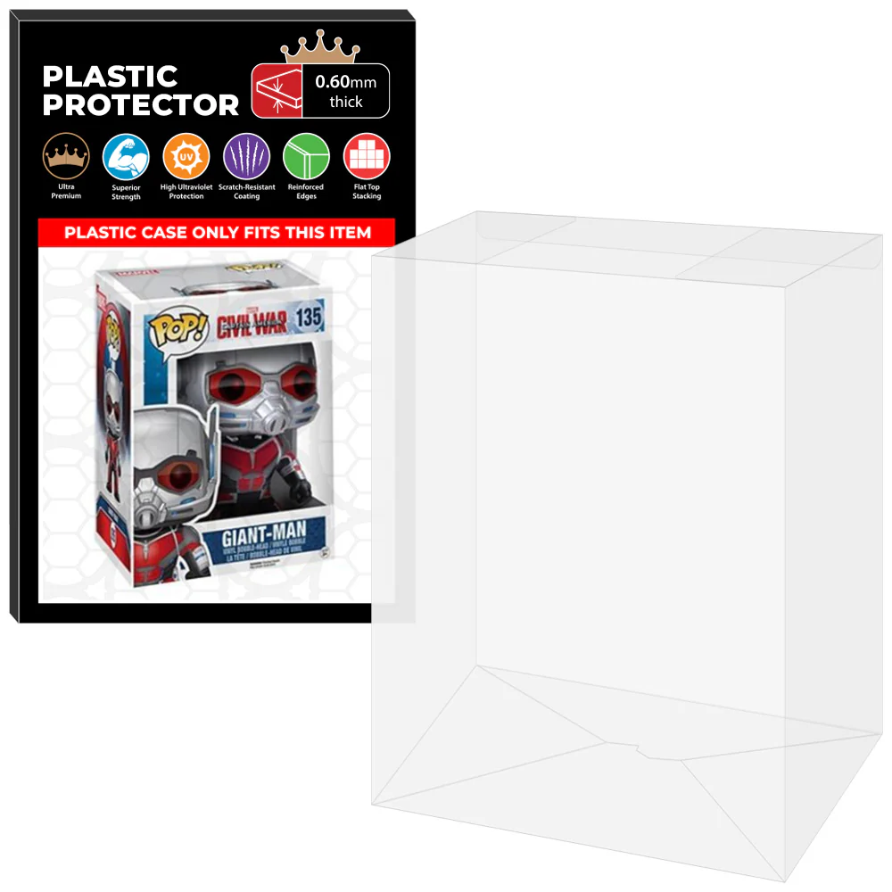 Pop Protector for 6 inch Giant-Man Civil War #135 Super Funko Pop - Image 7