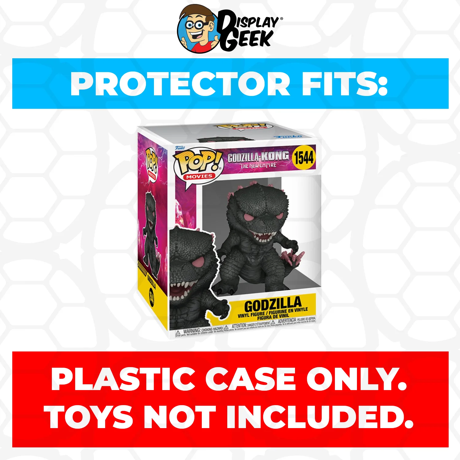 Pop Protector for 6 inch Godzilla The New Empire #1544 Super Funko Pop - Image 2