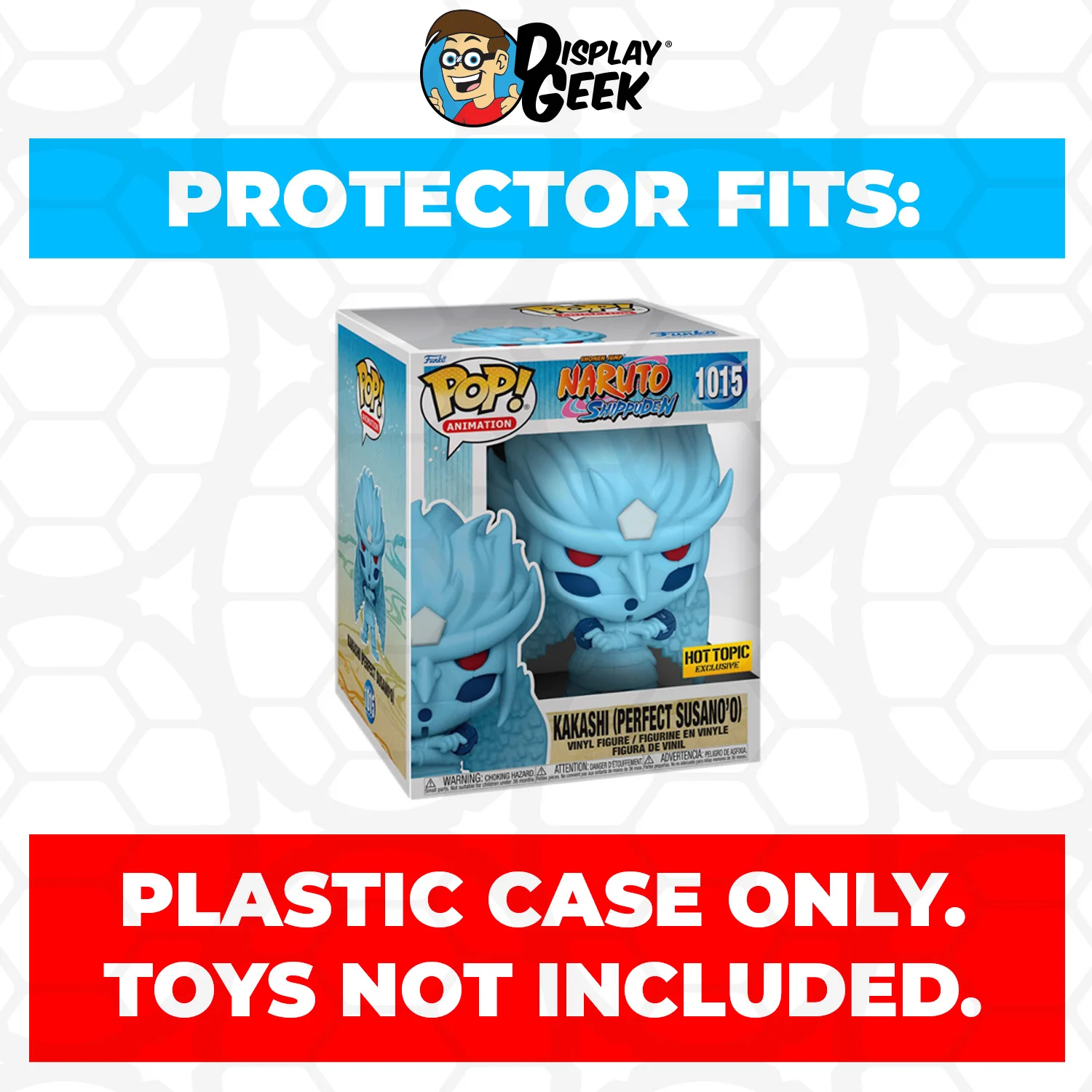 Pop Protector for 6 inch Kakashi Perfect Susano'o #1015 Super Funko Pop - Image 2