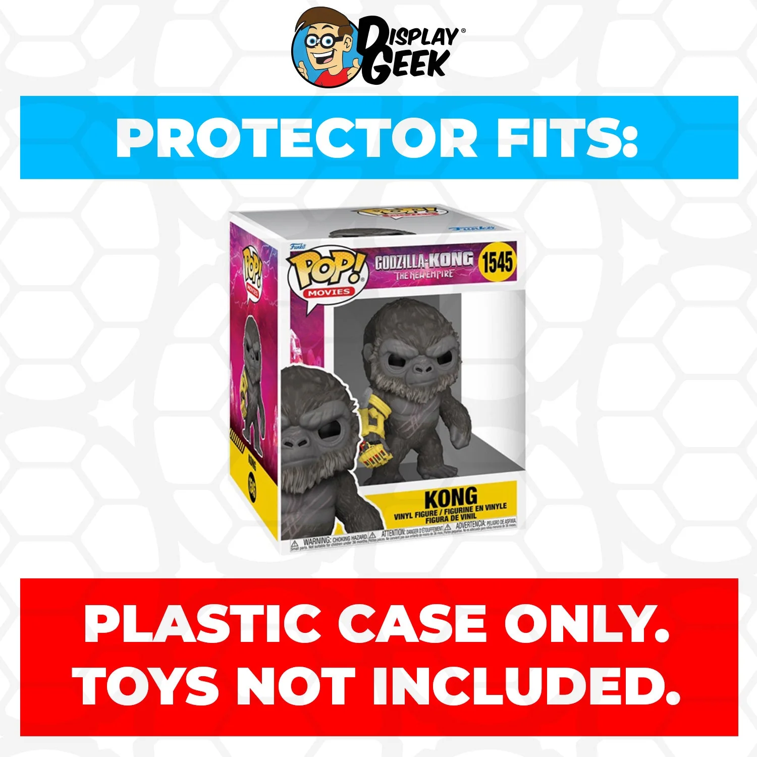 Pop Protector for 6 inch Kong The New Empire #1545 Super Funko Pop - Image 3
