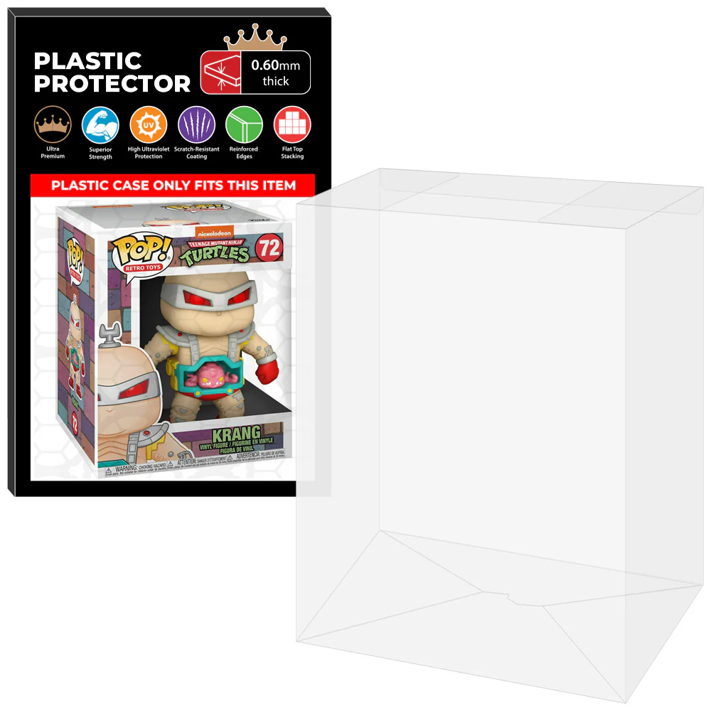 Pop Protector for 6 inch Krang EE #72 TMNT Super Funko Pop - Image 7
