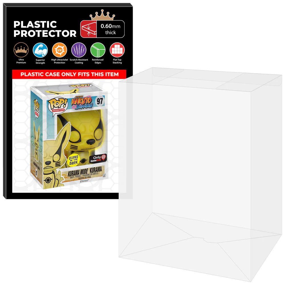 Pop Protector for 6 inch Kurama Mode Kurama Glow #97 Super Funko Pop - Image 10