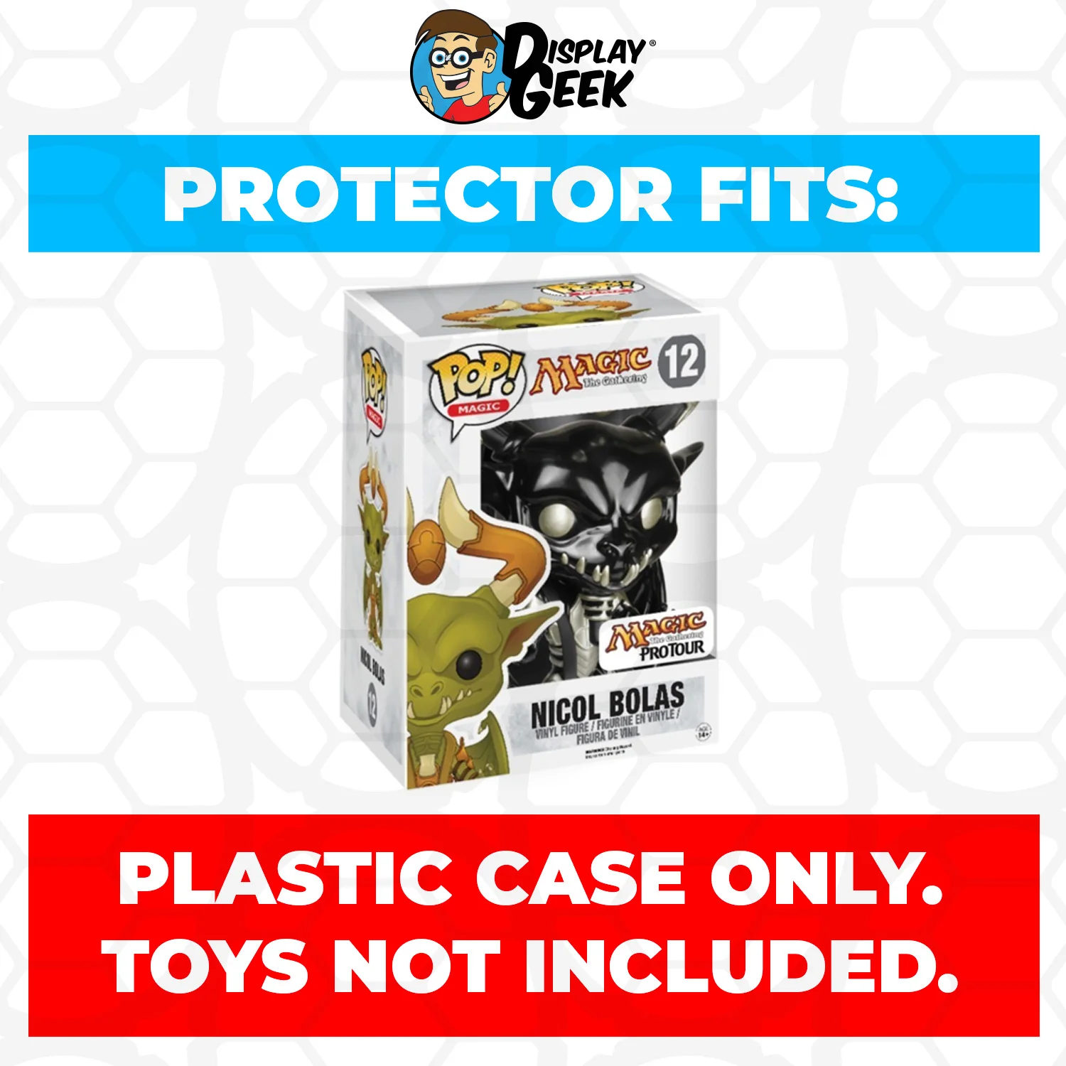 Pop Protector for 6 inch Nicol Bolas Black #12 Super Funko Pop - Image 2