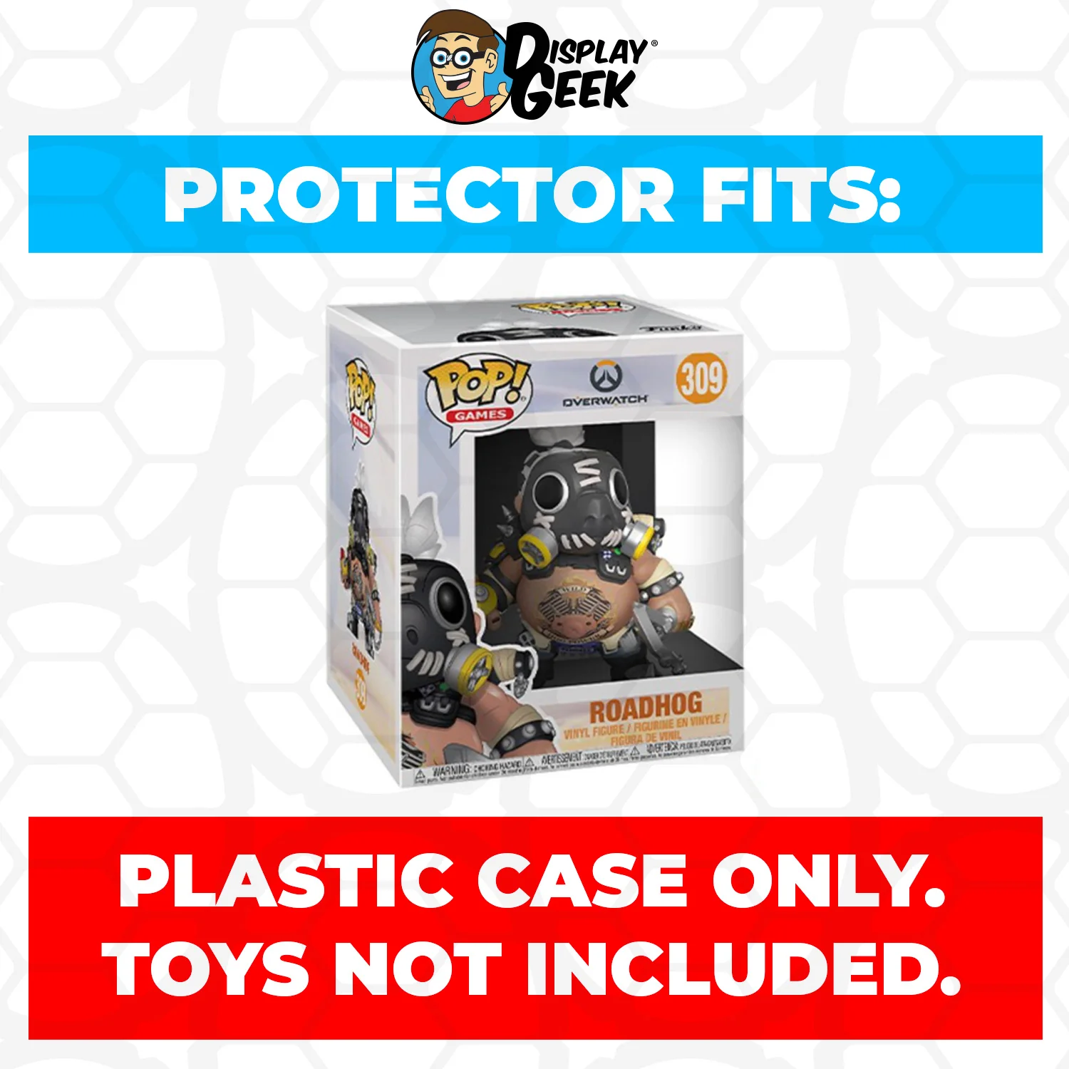 Pop Protector for 6 inch Roadhog #309 Super Funko Pop - Image 2