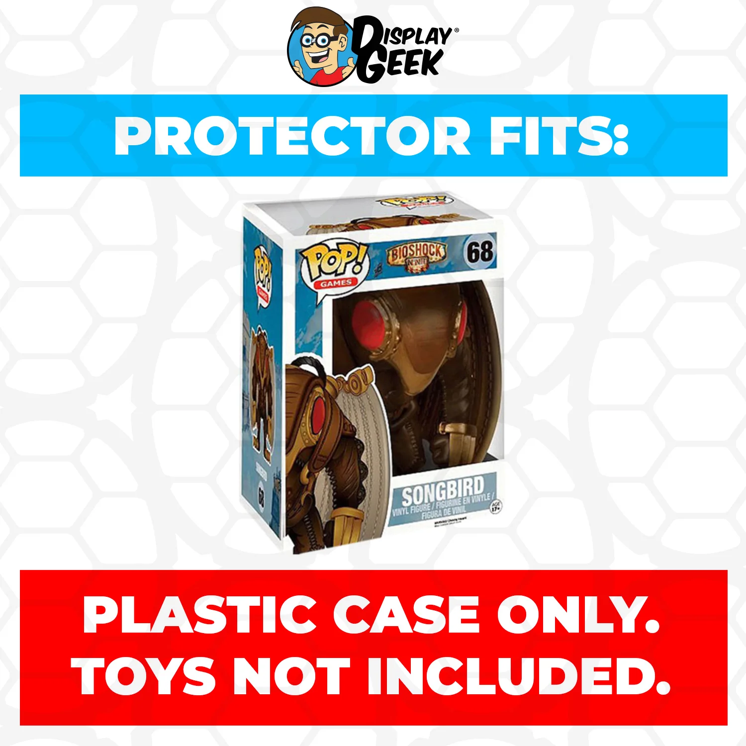 Pop Protector for 6 inch Songbird #68 Super Funko Pop - Image 2