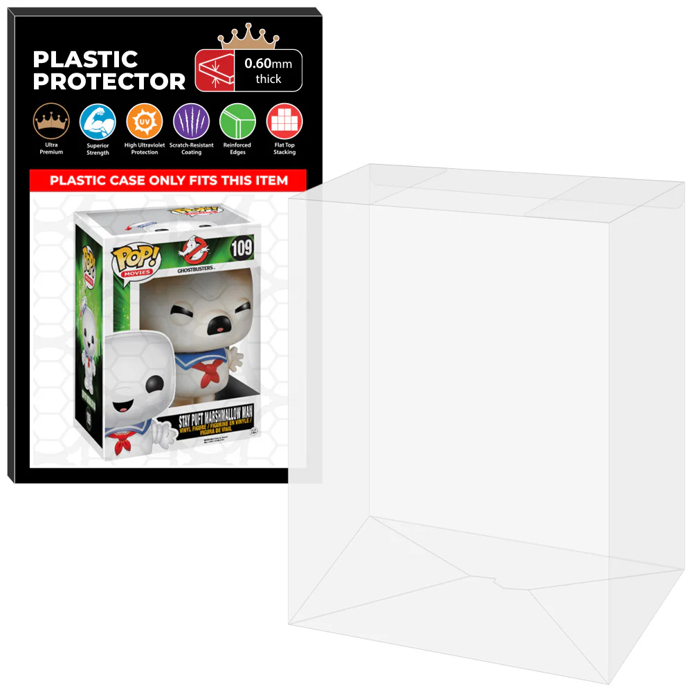 Pop Protector for 6 inch Stay Puft Marshmallow Glow SDCC #109 Super Funko - Image 8