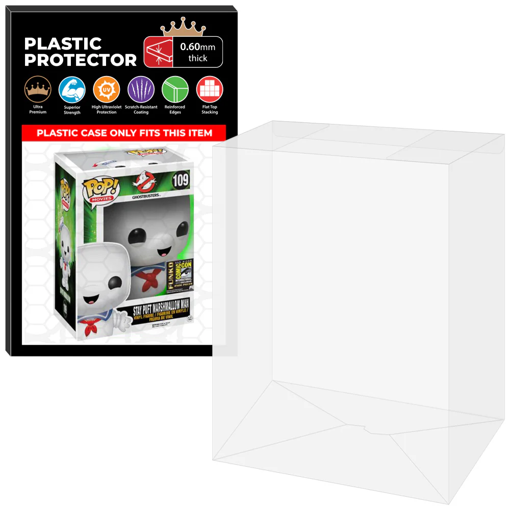 Pop Protector for 6 inch Stay Puft Marshmallow Glow SDCC #109 Super Funko - Image 11