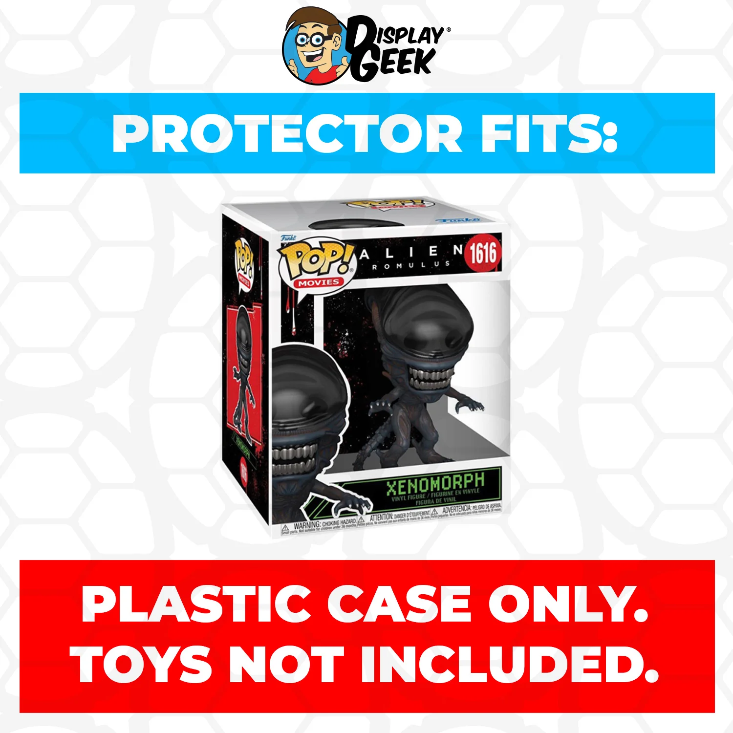 Pop Protector for 6 inch Xenomorph #1616 Super Size Funko Pop - Image 2