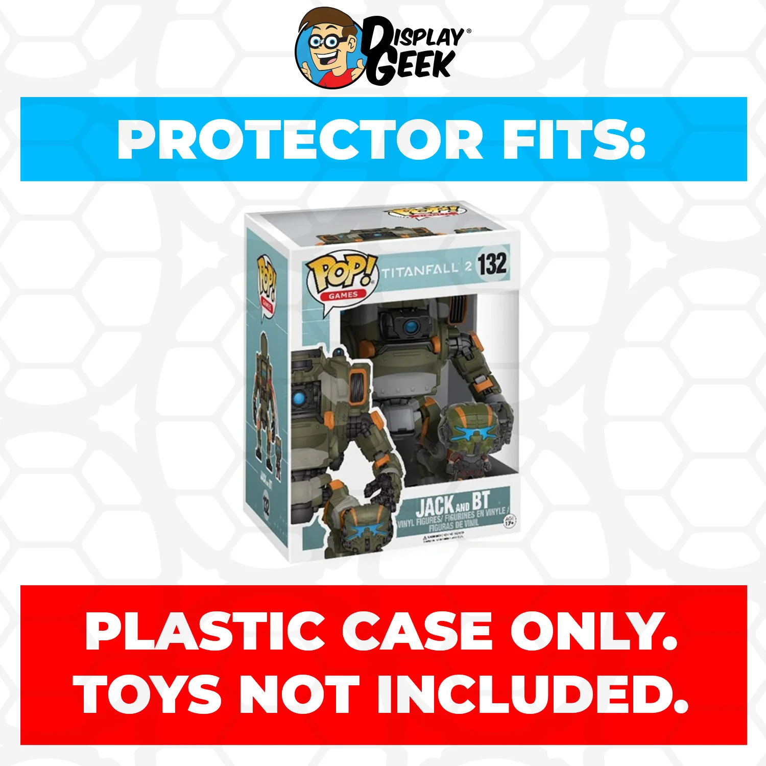 Pop Protector for 6 inch Titanfall 2 Jack and BT #132 Super Size Funko Pop - Image 2