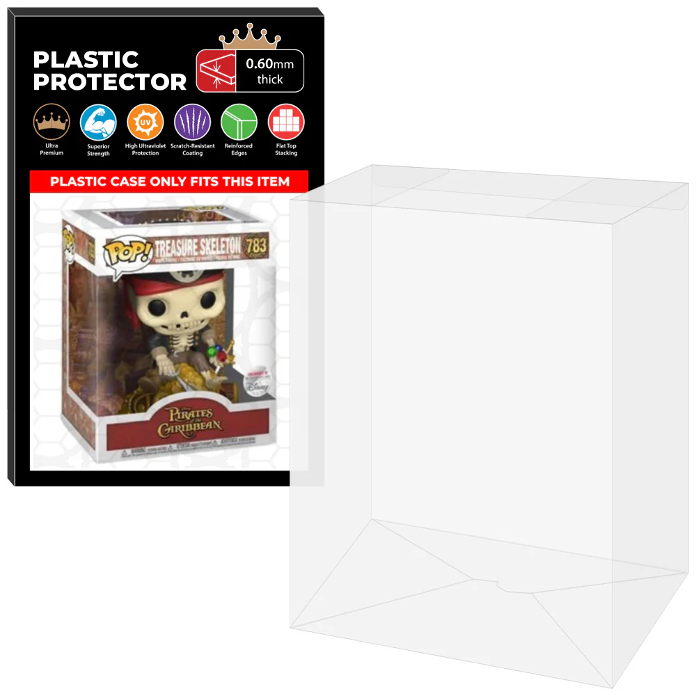 Pop Protector for 6 inch Treasure Skeleton #783 Super Funko Pop - Image 8