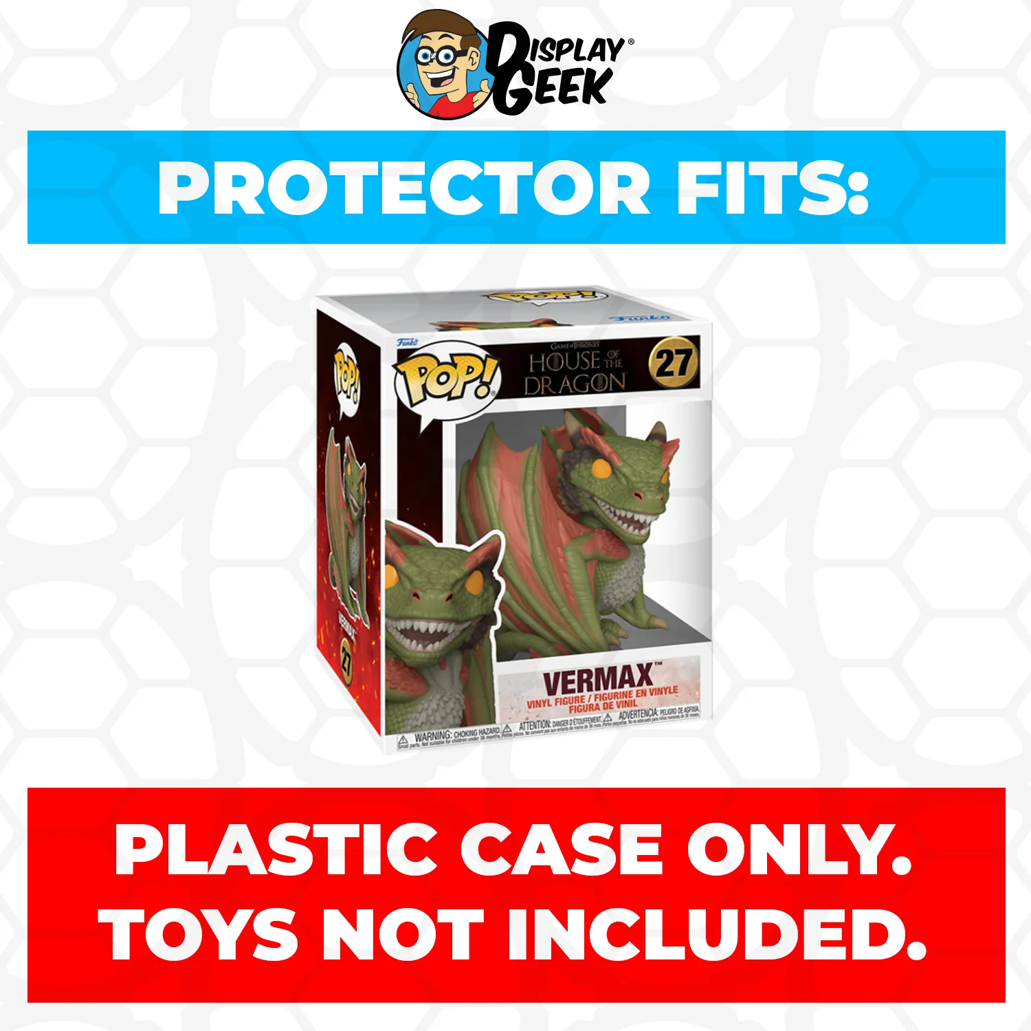 Pop Protector for 6 inch Vermax #27 Super Size Funko Pop - Image 2
