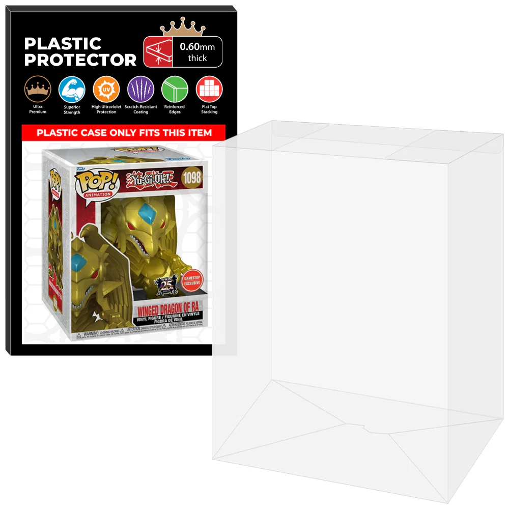 Pop Protector for 6 inch Winged Dragon Of Ra #1098 Super Funko Pop - Image 7