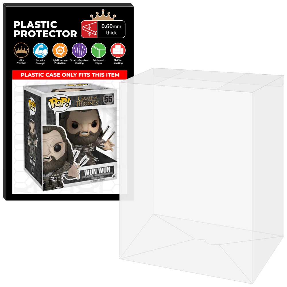 Pop Protector for 6 inch Wun Wun #55 Super Funko Pop - Image 7