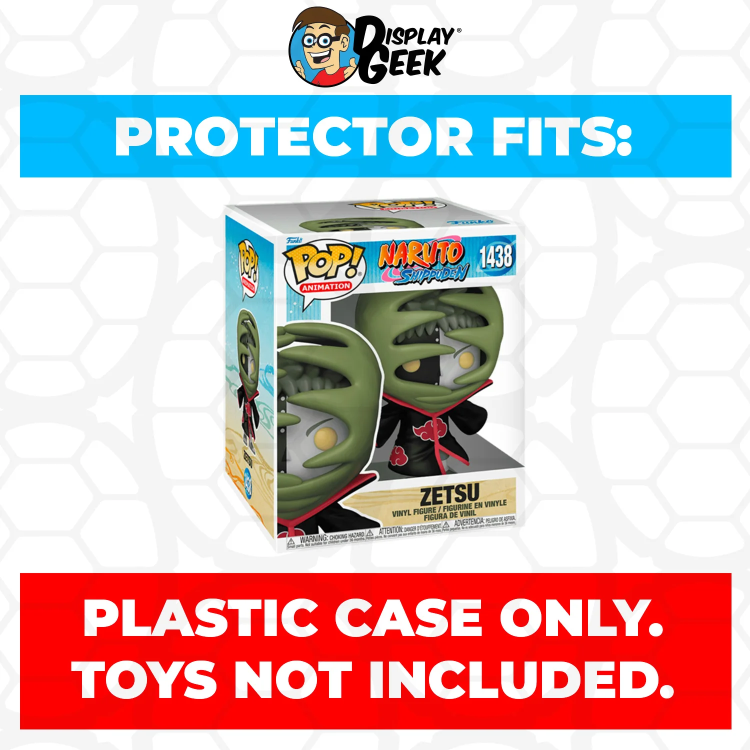 Pop Protector for 6 inch Zetsu #1438 Super Size Funko Pop - Image 2