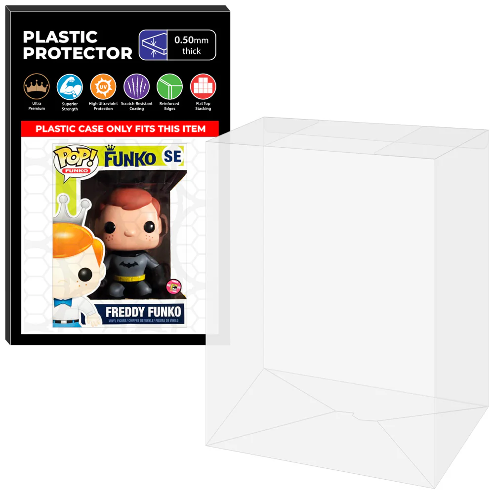 Pop Protector for 9 inch Giant Freddy Funko as Batman Brown Hair SDCC Funko Pop - Image 5