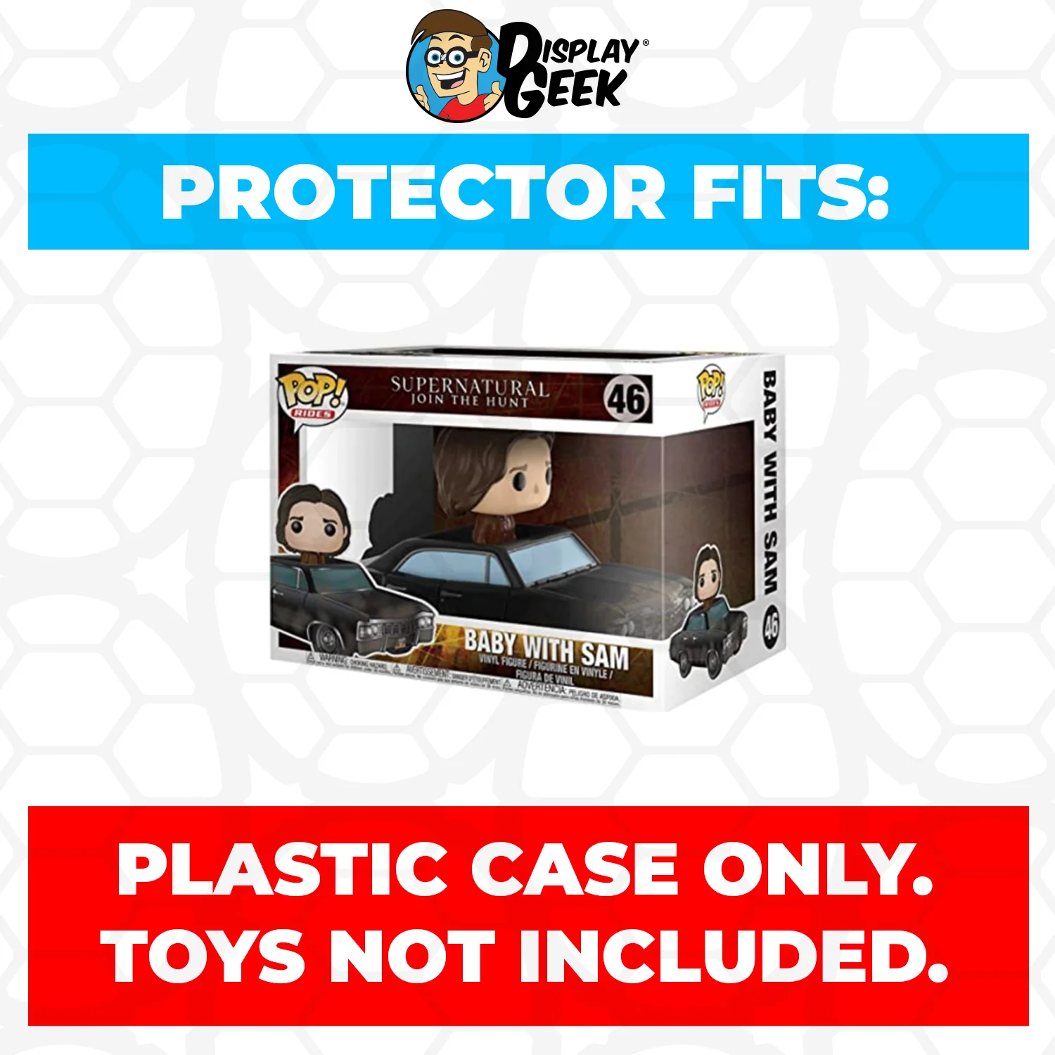Pop Protector for Baby with Sam Chase Chrome #46 Funko Pop Rides - Image 2