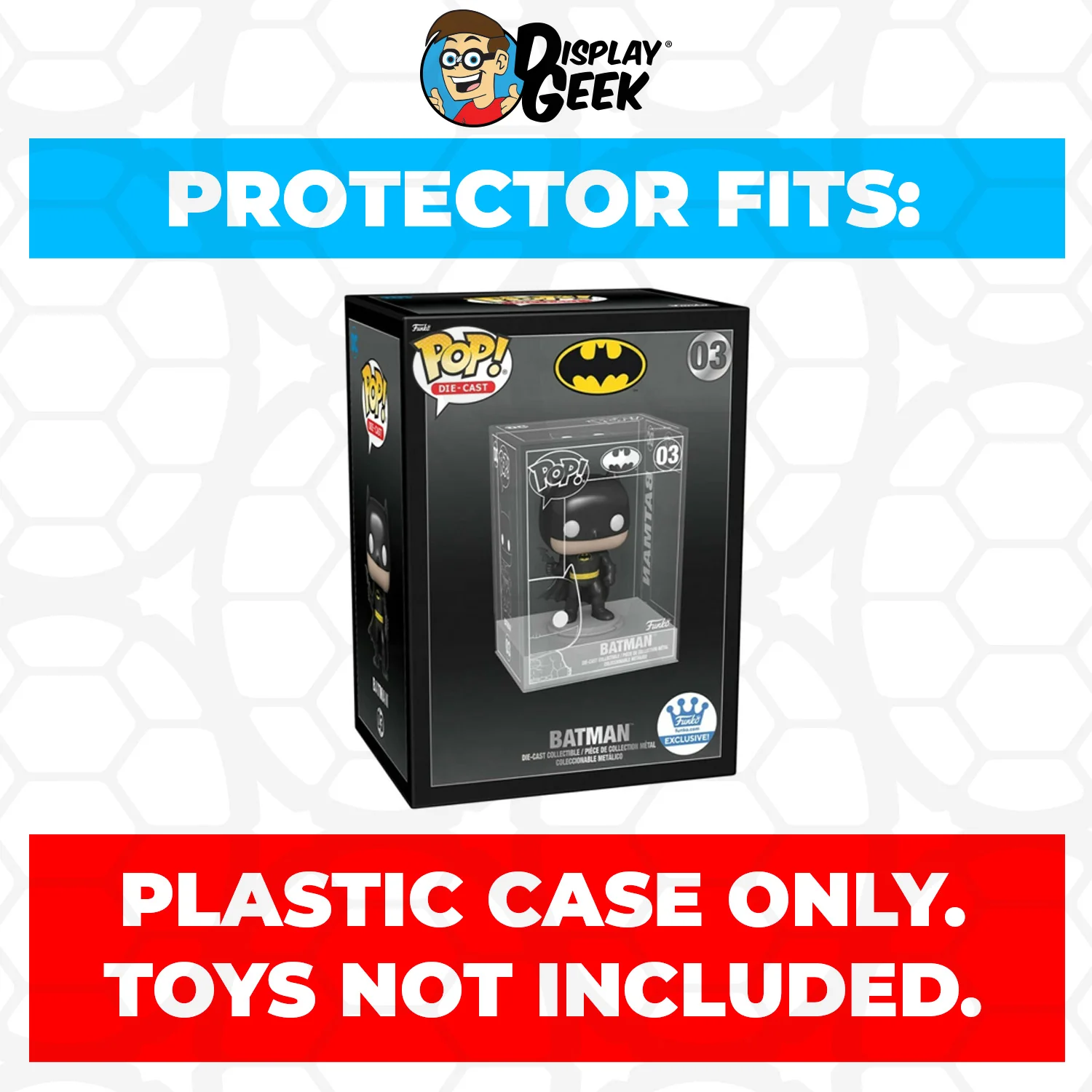Pop Protector for Batman #03 Funko Pop Die-Cast Outer Box - Image 2
