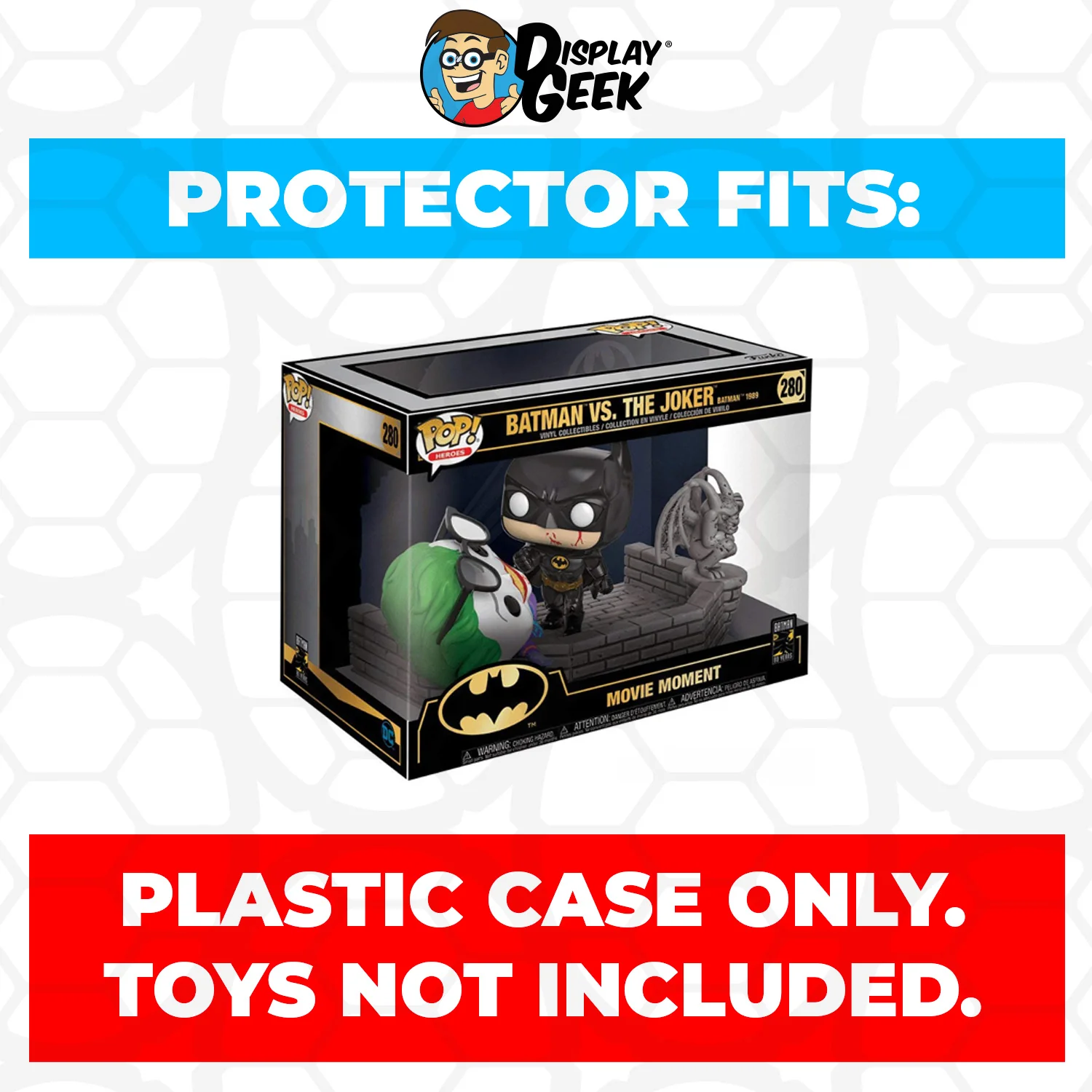 Pop Protector for Batman vs the Joker 1989 #280 Funko Pop Movie Moments - Image 2
