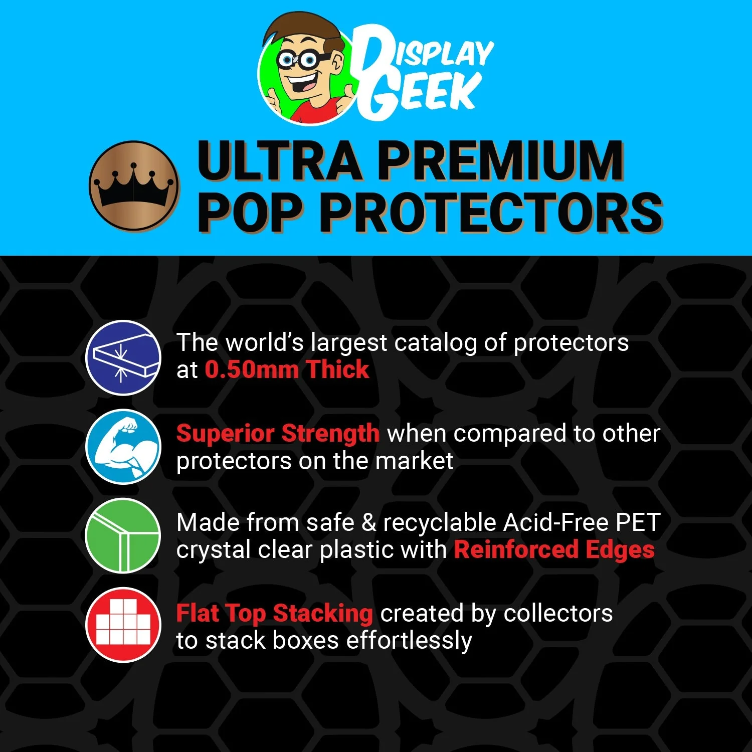 Pop Protector for Batmobile 1950 Blue Metallic #277 Funko Pop Rides - Image 3