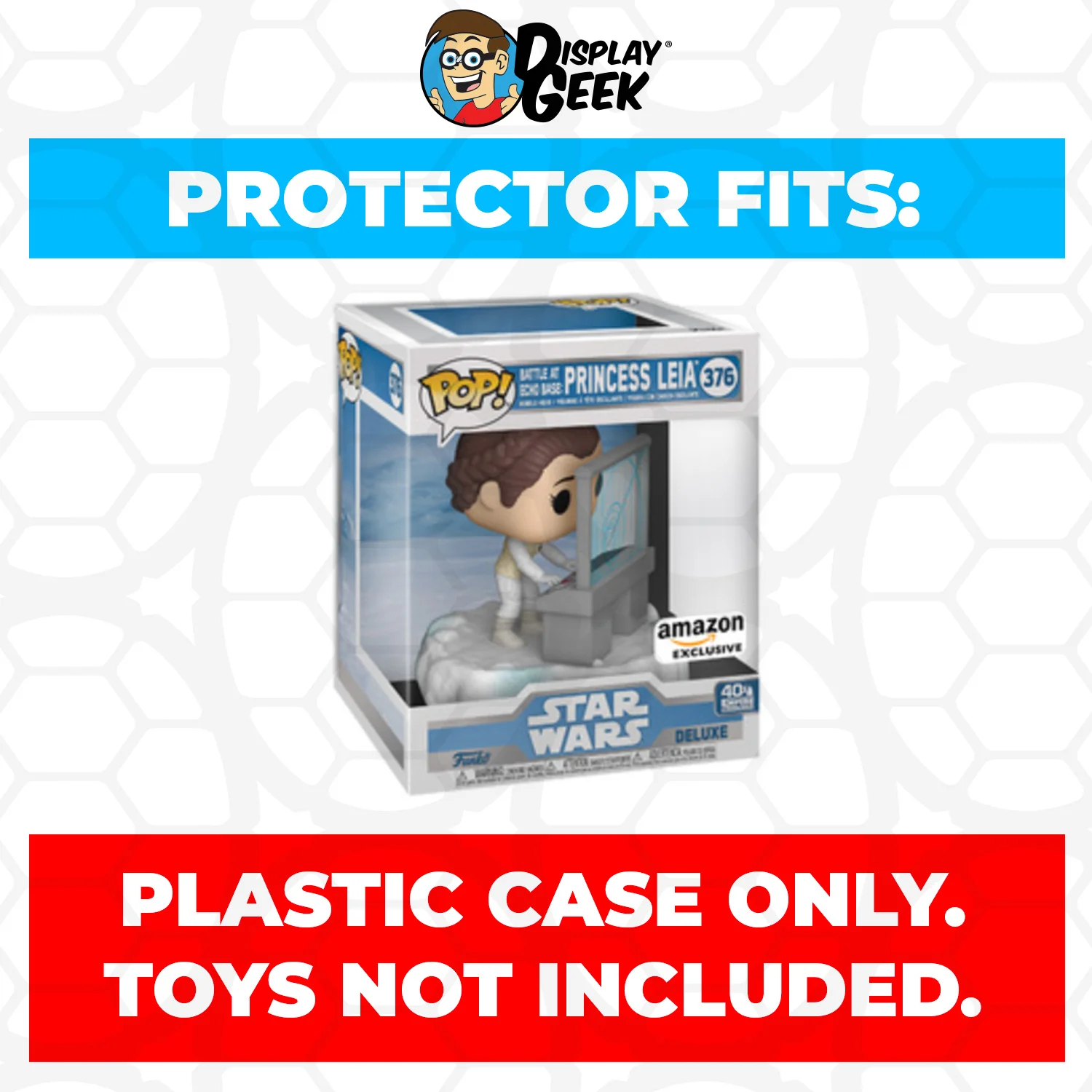 Pop Protector for Battle at Echo Base Princess Leia #376 Funko Pop Deluxe - Image 2