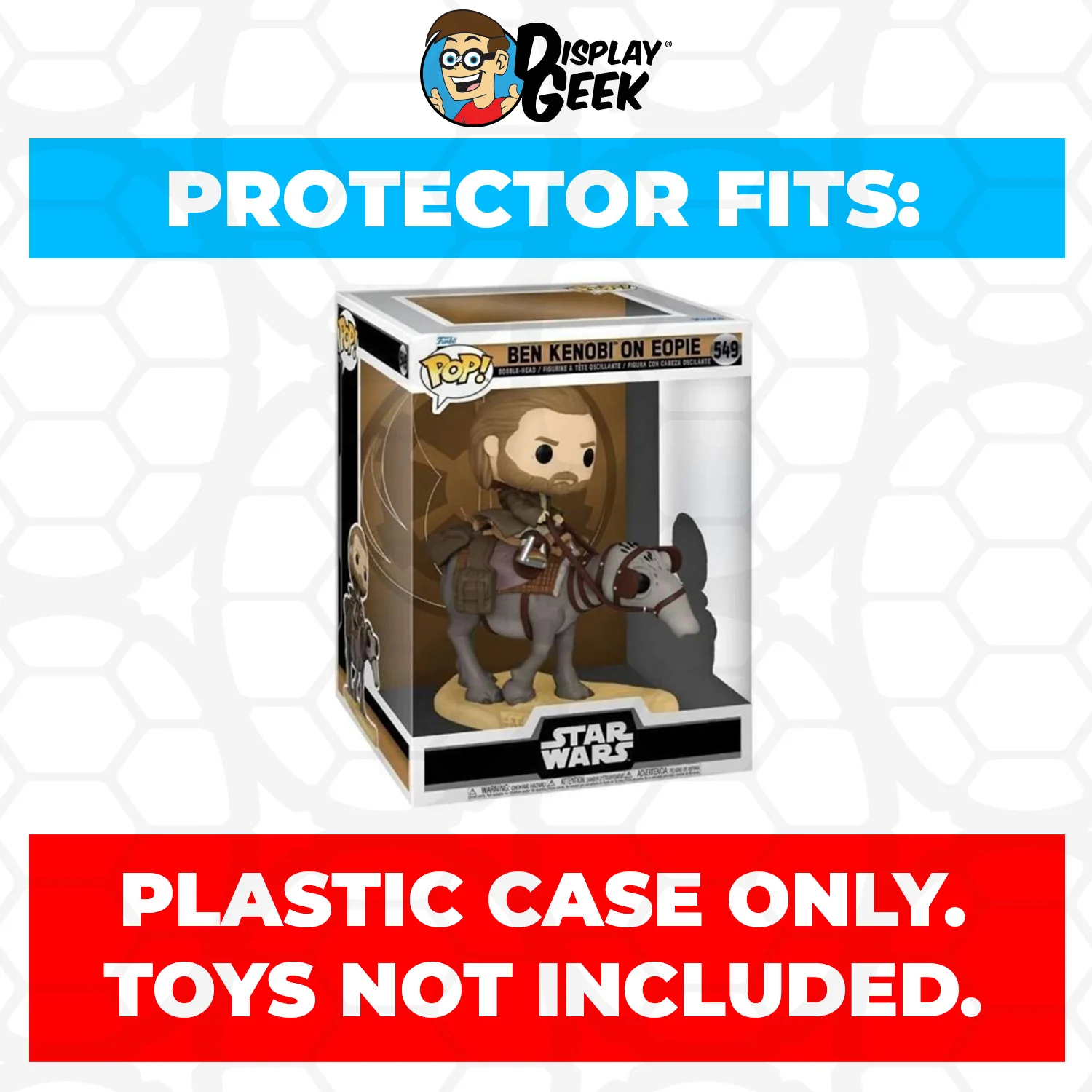 Pop Protector for Ben Kenobi on Eopie #549 Funko Pop Rides - Image 2