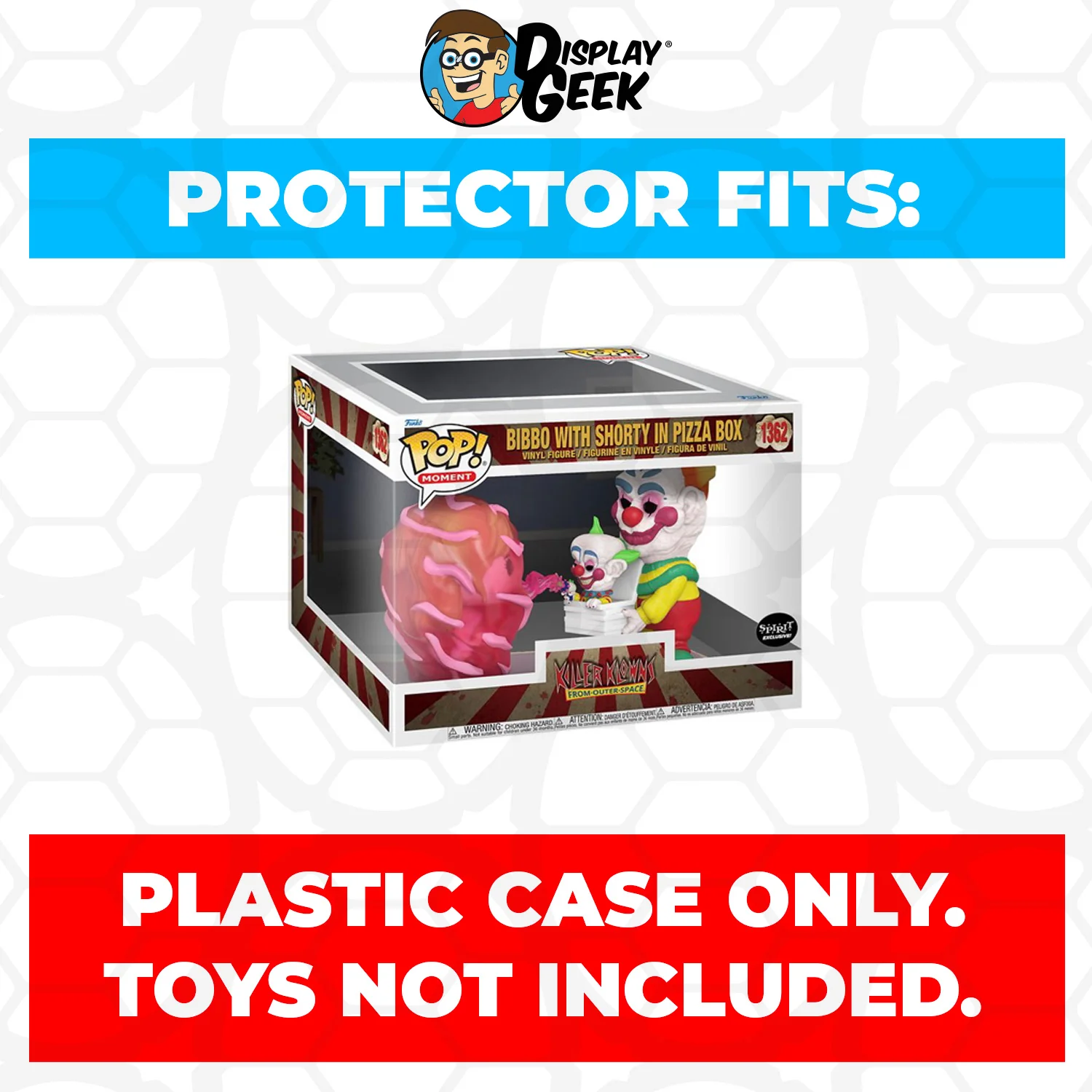 Pop Protector for Bibbo with Shorty in Pizza Box #1362 Funko Pop Moment - Image 2