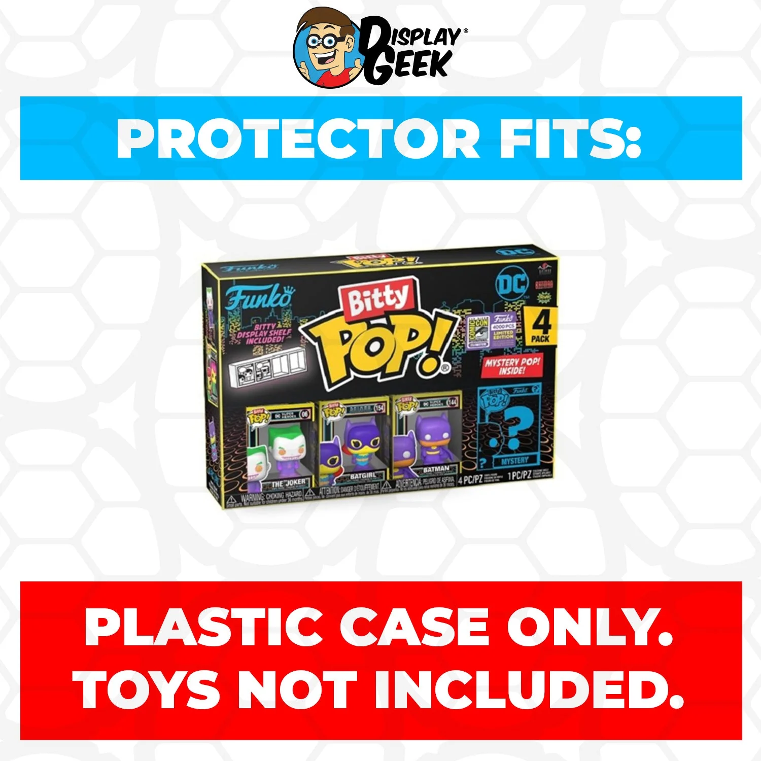 Pop Protector for Bitty Pop DC Series Outer Box Funko - Image 2