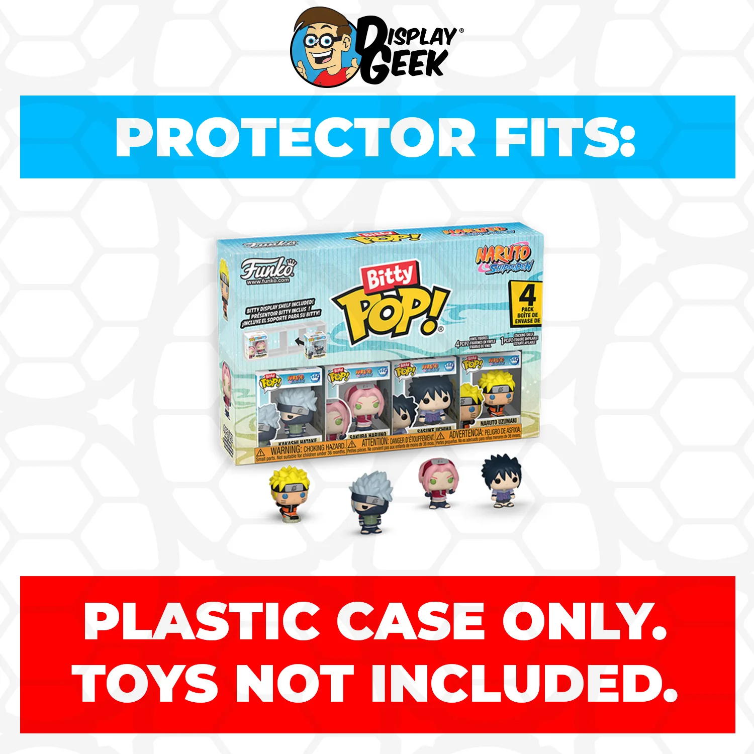Pop Protector for Bitty Pop Naruto Series Outer Box Funko - Image 2