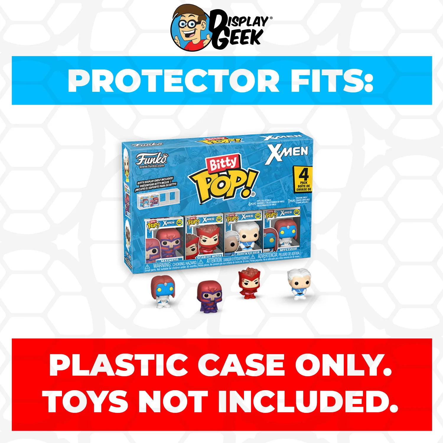 Pop Protector for Bitty Pop X-Men Series Outer Box Funko - Image 2