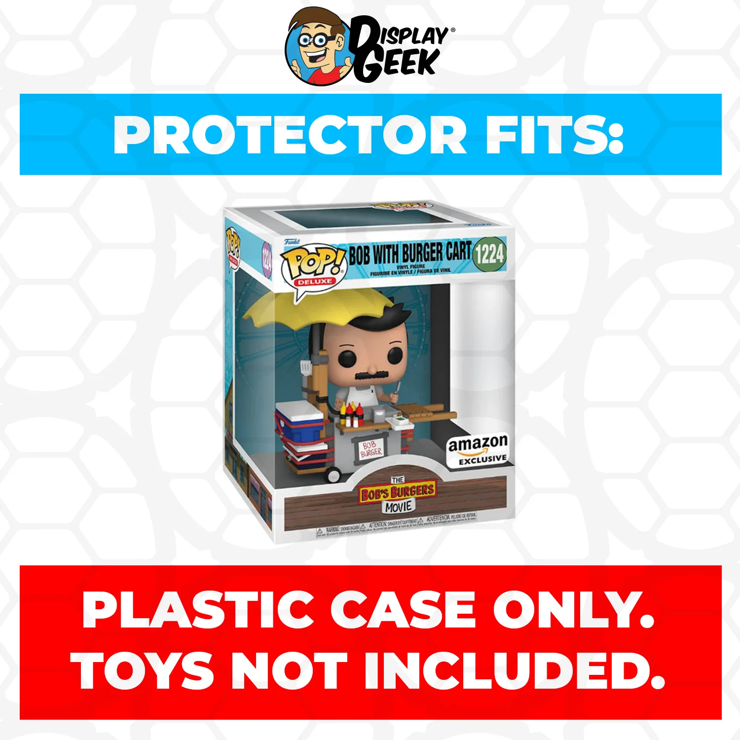 Pop Protector for Bob with Burger Cart #1224 Funko Pop Deluxe - Image 2