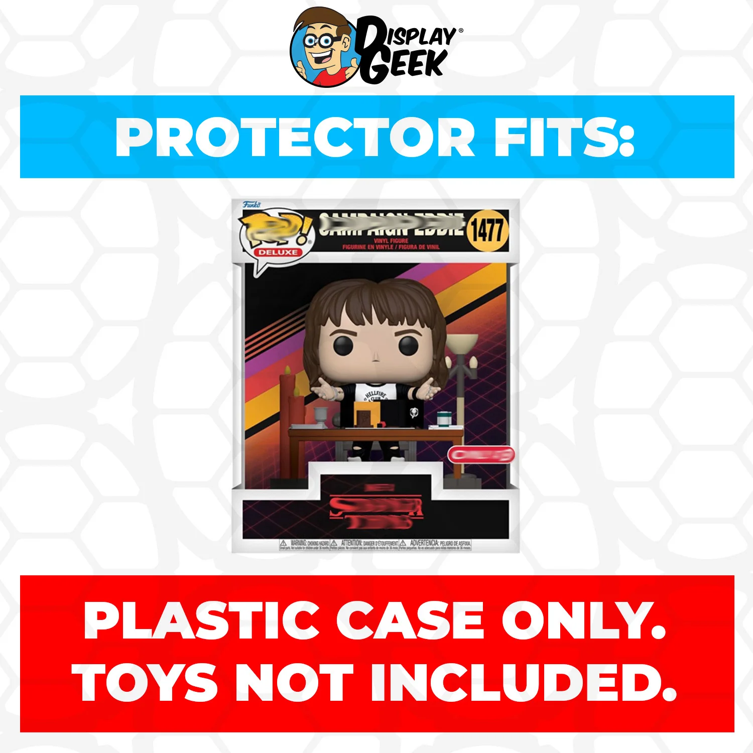 Pop Protector for Campaign Eddie #1477 Funko Pop Deluxe - Image 2