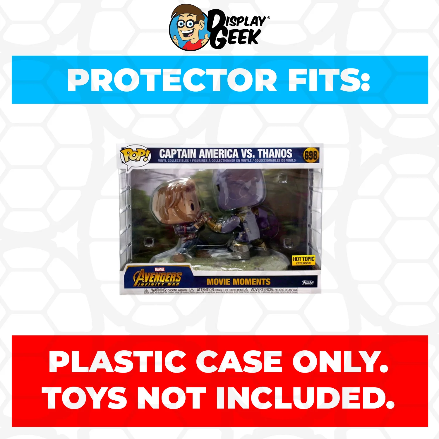 Pop Protector for Thor vs Thanos #707 Funko Pop Movie Moments - Image 3