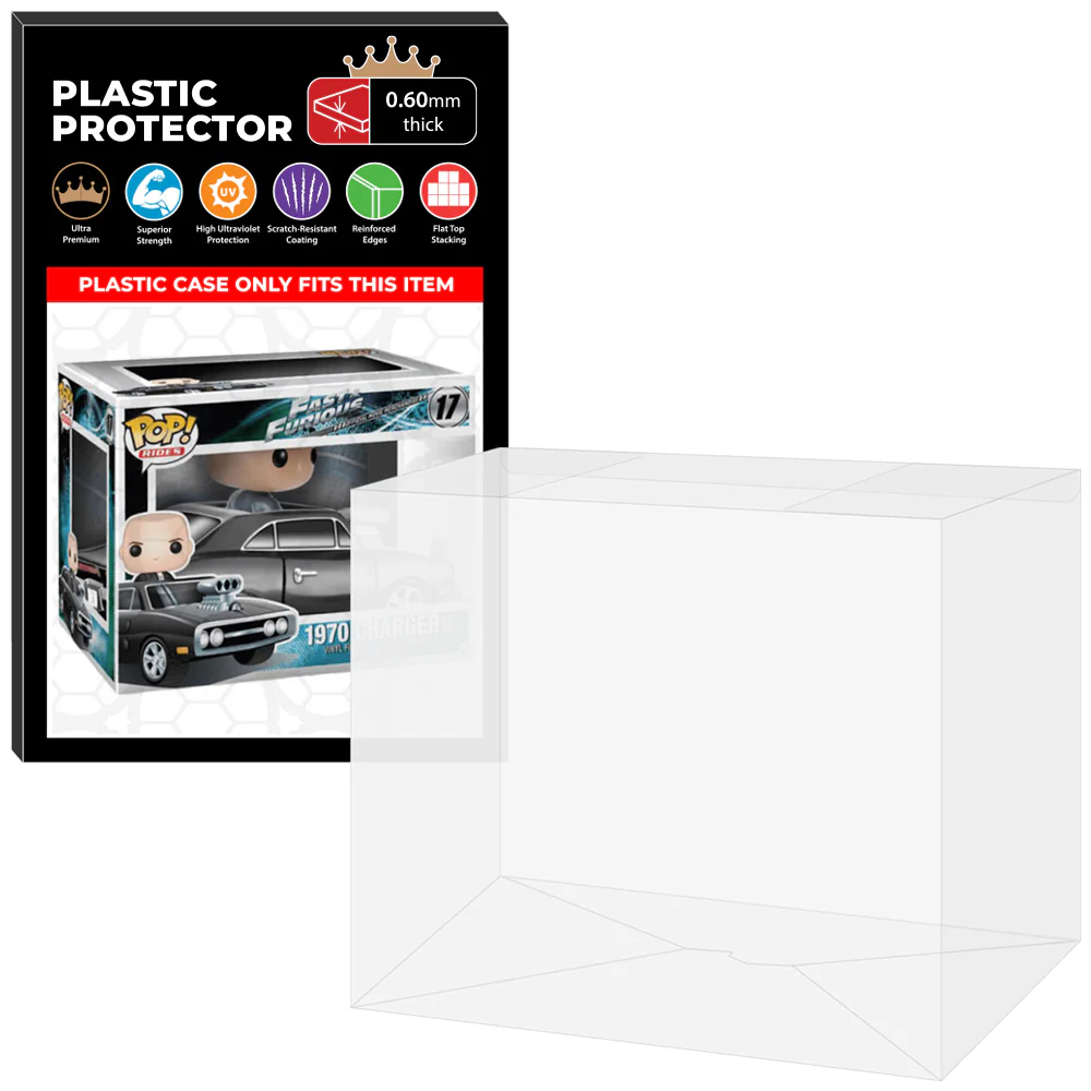 Pop Protector for Charger 1970 with Dom Toretto #17 Funko Pop Rides - Image 7