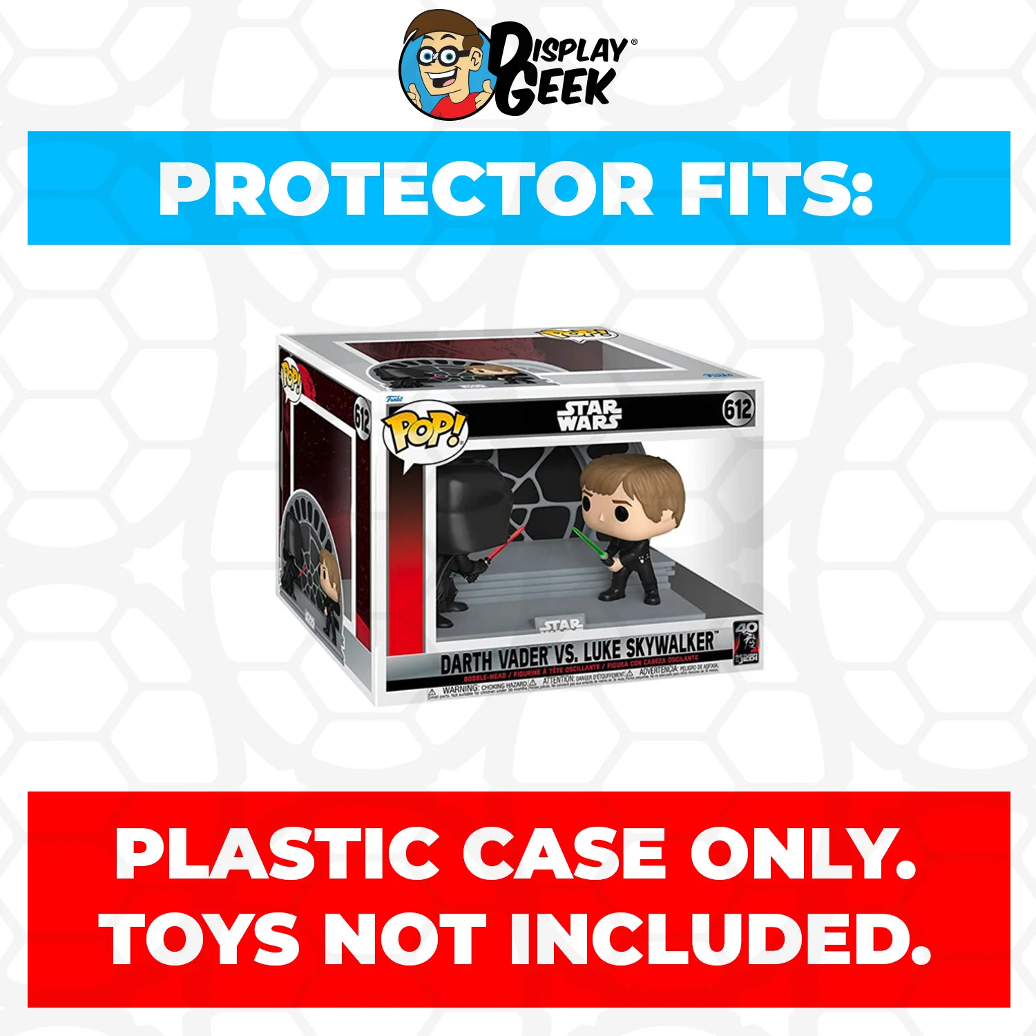 Pop Protector for Darth Vader vs Luke Skywalker #612 Funko Pop Moment - Image 2